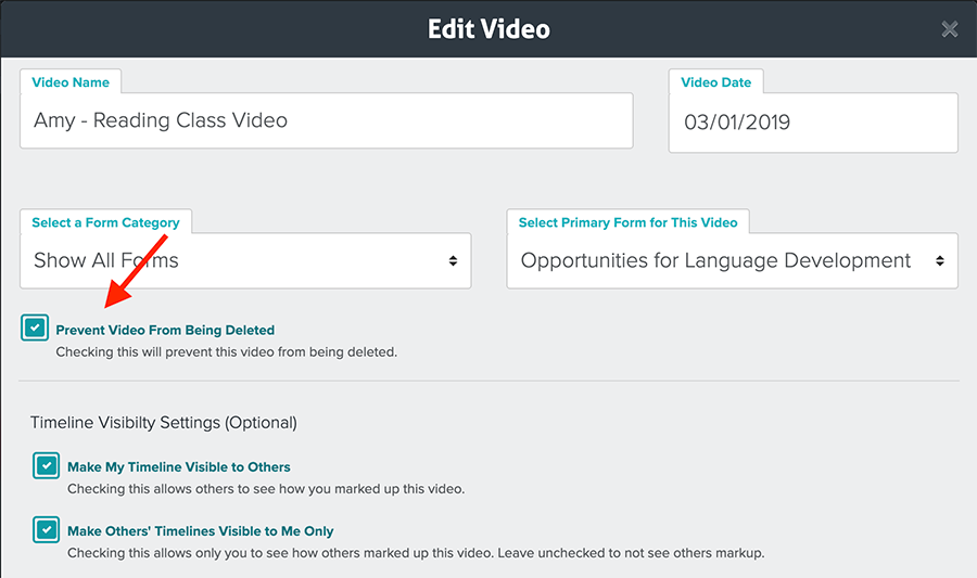 Prevent Video From Being Deleted Prevent Video From Being Deleted